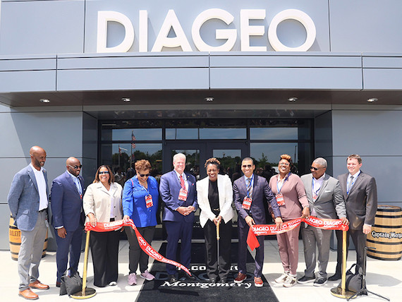 Diageo opens $415m Alabama manufacturing site