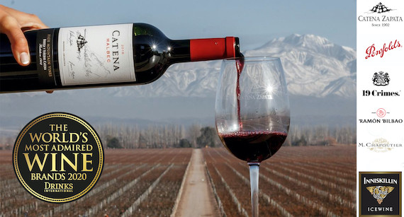 catena zapata mundos marcas de vino más admiradas bebidas internacionales
